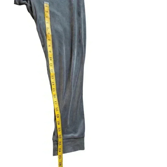 Juicy Couture Ultra Soft Velour Joggers  Grey Rhinestone Logo Velvet Women's S - Picture 8 of 8